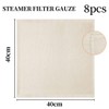LEEQBCR Pack of 8 Food Gauze, Food Filter, 40 x