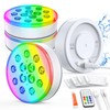 U UZOPI Pool Lights, Upgraded Rechargeable Submersible LED Lights with