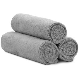 S&T INC. Microfiber Gym Towels, Yoga Towel for Home and Gym Bag, 16 Inch x 27 Inch, 3 Pack