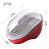 Omada Design 5,91 inch Grater with Removable Blade, White Inside