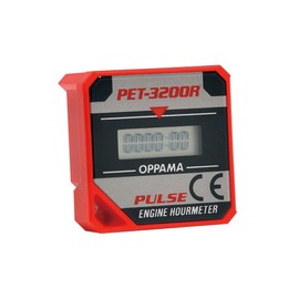 Kitaco 752-0600022 Engine Hour Meter, Equipped with PET-3200R OPPAMA PET Pulse Sensing System for Gasoline Engine Cars
