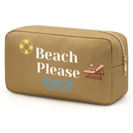 Beach Makeup Bag Beach Gifts for Women Beach Lover Gift Beach Bags Sunshine Beach Trip Gift Nature Lover Gift Beach Vacation Gifts for Women Her Sister Daughter Friend Cosmetic Bag for Beach