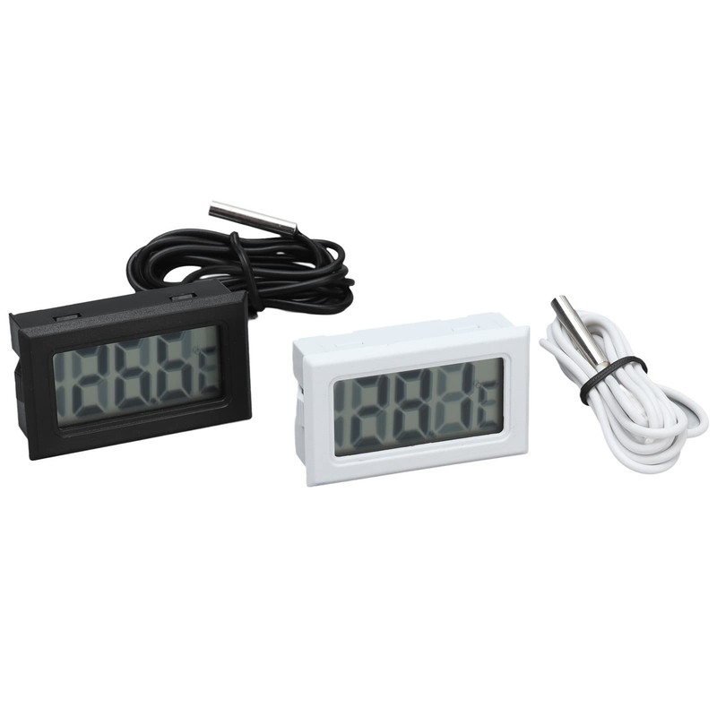 2Pcs Termostato de Termómetro Digital Electrónico Medidor de Temperatura 2s