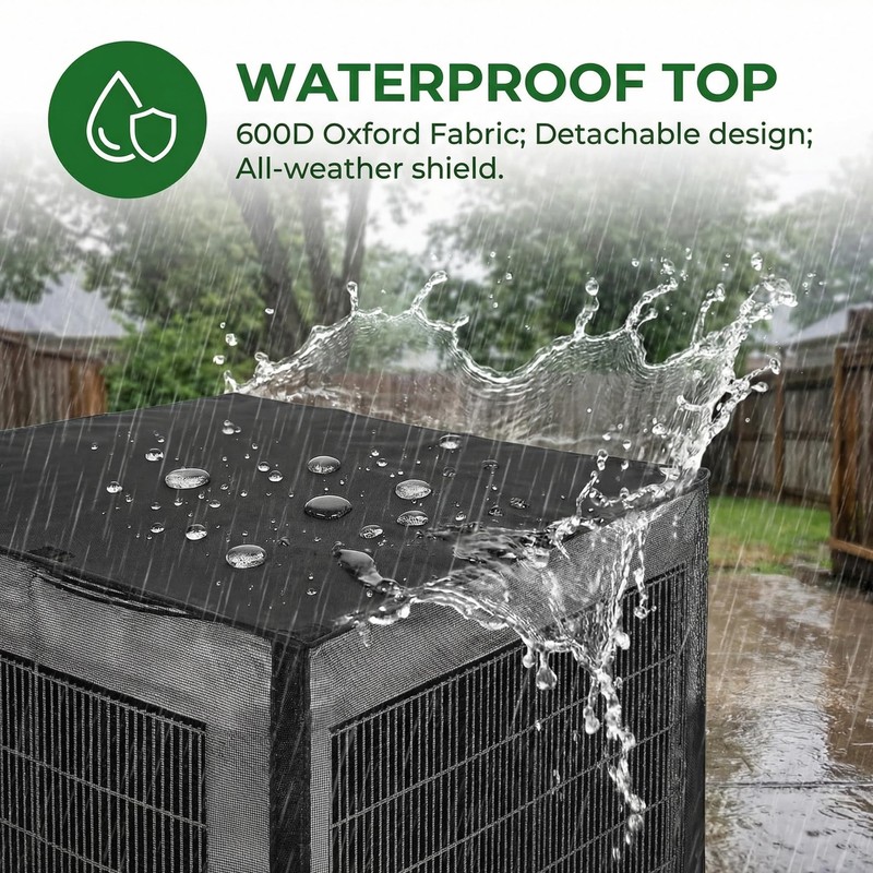 Little World Air Conditioner Cover Outdoor AC Unit Screen Cover