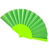 WS UK Fabric Handheld Folding Fan [Lime Green]