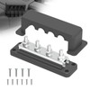 600A Bus Bar 12V Power Distribution Block with 3/8" (M10)