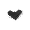 SHINEOFI 10pcs Plastic Square Tubing Connector Fittings Shape Joints for