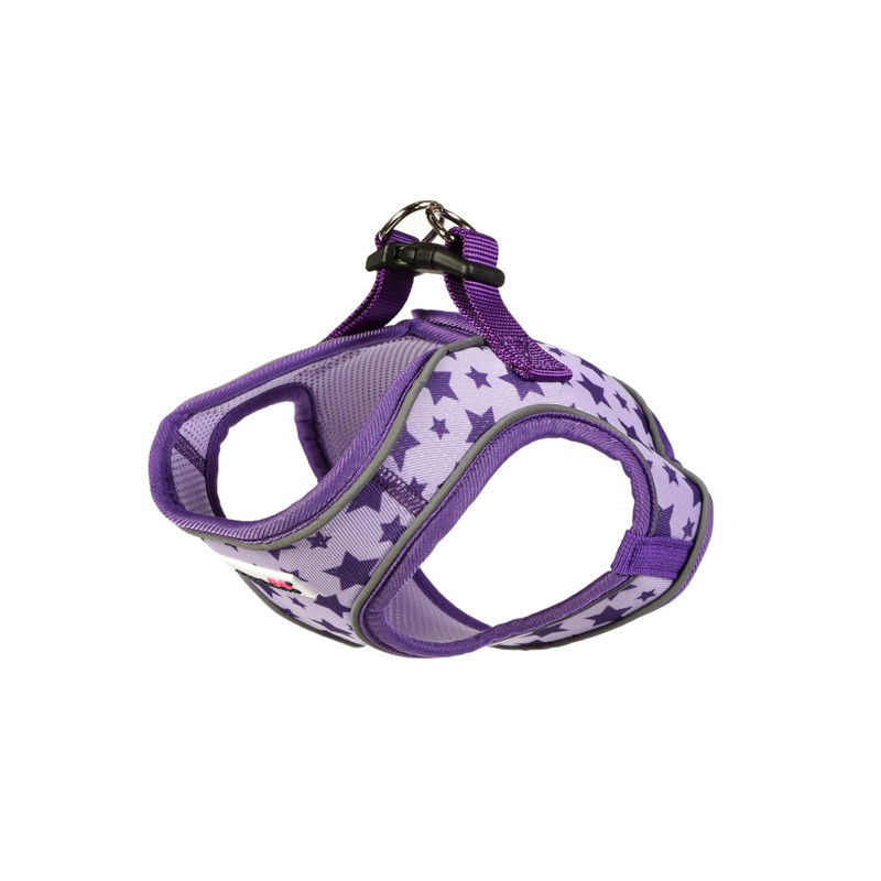 Doodlebone Snappy Harness, Violet Stars, 4