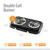 Toastmaster Double Coil Burner, Black, TM-35DB