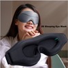 Light Blocking 3D Sleep Mask, Eye Mask for Sleeping, Soft
