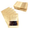 50Pack 3.54x5.1inch Small Resealable Coin Envelopes Bags with Clear Window