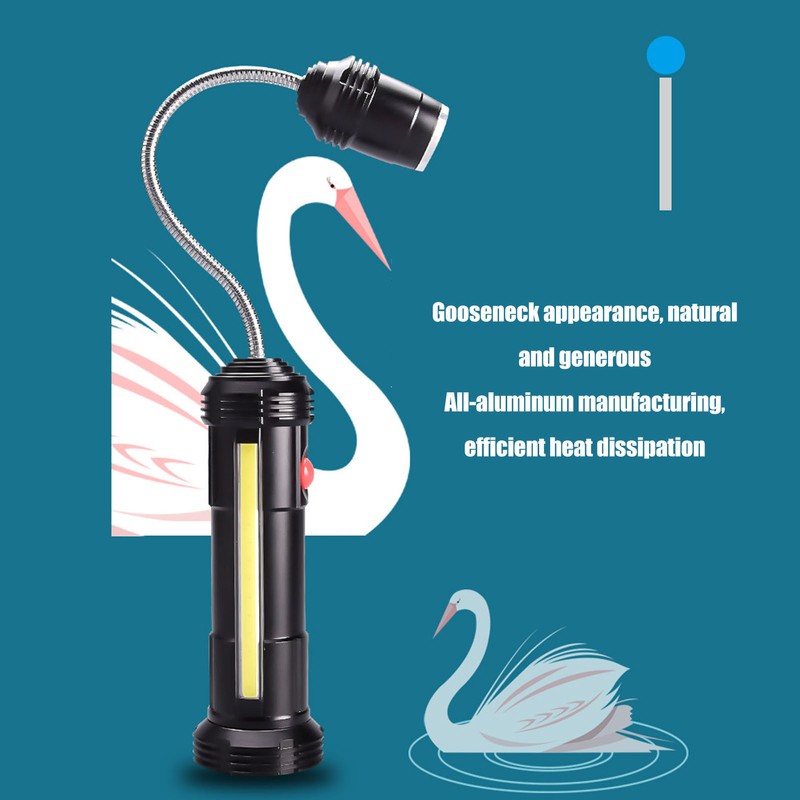 Magnetic Barbecue Grill Lights with Side Lamp Zoomable Water and