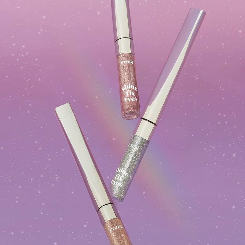 ETUDE Shineix Eyes Glitter, Mystic Cosmo, Eyeshadow, Eyeliner, Teardrop Bag,