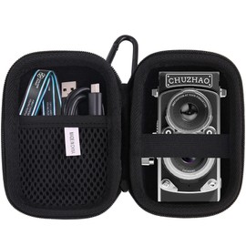 JINMEI Hard EVA Carrying Storage Case Compatible with CHUZHAO Mini Retro Digital Camera, Portable TLR Style Twin-Lens Vintage Camera Protective Travel storage box