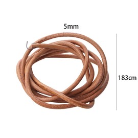 72"/183cm Sewing Machine Belt Leather Belt, Vintage Treadle Parts Foot Pedal Belt Leather Treadle Belt Household Sewing Tool