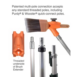 McCauley Tools MT11 Brush Extender Pro for Painting high and Hard to Reach Ceilings and Walls.