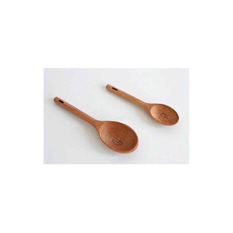 Lautechco? 4pcs/set Japanese Style Wooden Measuring Spoons Set Healthy No