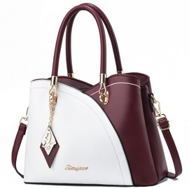 SiMYEER Satchel Purses and Handbags for Women Leather Crossbody Bags Shoulder Tote Bags