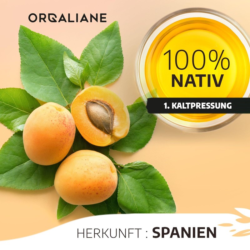 Apricot Kernel Oil 500 ml - Pure, Natural, Cold Pressed