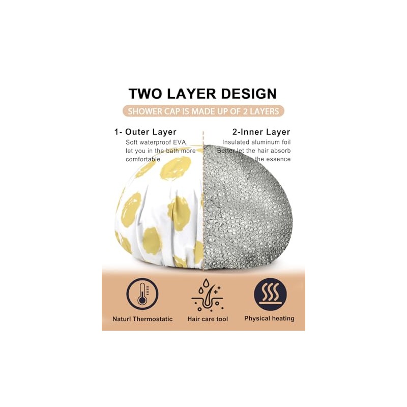 Yizijizi Gorros Térmicos Acondicionamiento Profundo Aluminio Uso Doméstico Peluquerías Teñir