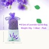 8 Packs French Lavender Sachets for Drawers and Closets Fresh