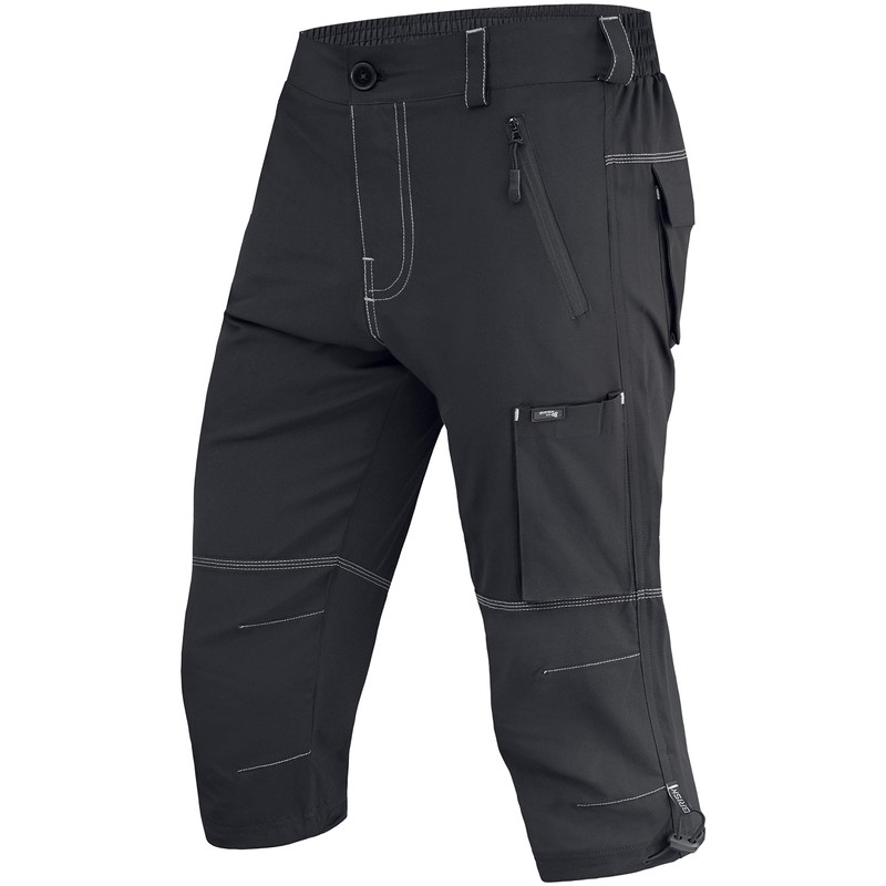 Brisk Bike 3/4 MTB Short Mountain Bike Cycling Short (Black,