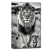 ZHIYYHAO Black and White Lion Canvas Wall Decor Lion with