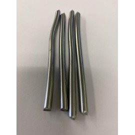 4pcs 99.99% High Purity Zinc Rod Zinc Metal Anode for School Scientific Experiment Research Diameter 1/4" Length 4" Made in USA RotoMetas