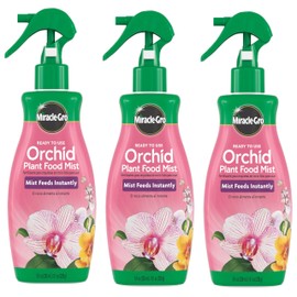Miracle-Gro Miracle-Gro Ready to Use Orchid Plant Food Mist, Indoor Orchid Plants, 8 oz, 3-Pack