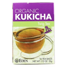Eden Foods Organic Kukicha Twig Tea, 16 Tea Bags