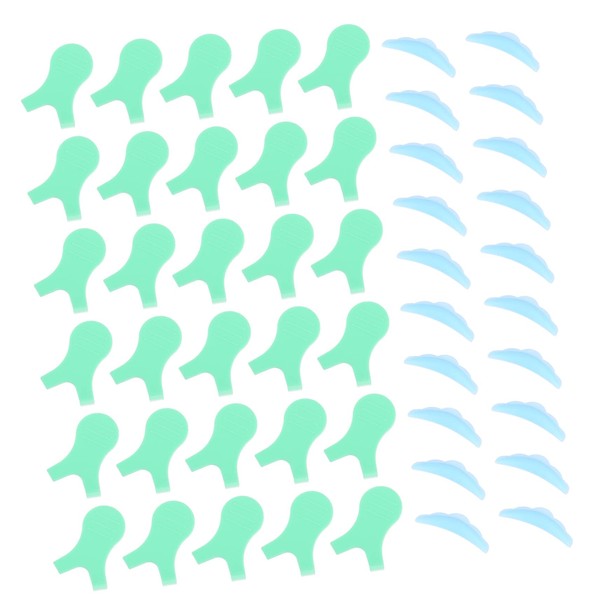 OHPHCALL Professional Eyelash Perm Tools 30pcs Lash Perm Brush Separator