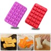 SCYFREID Puppy Dog Paw and Bone Silicone Molds, 2PCS Candy