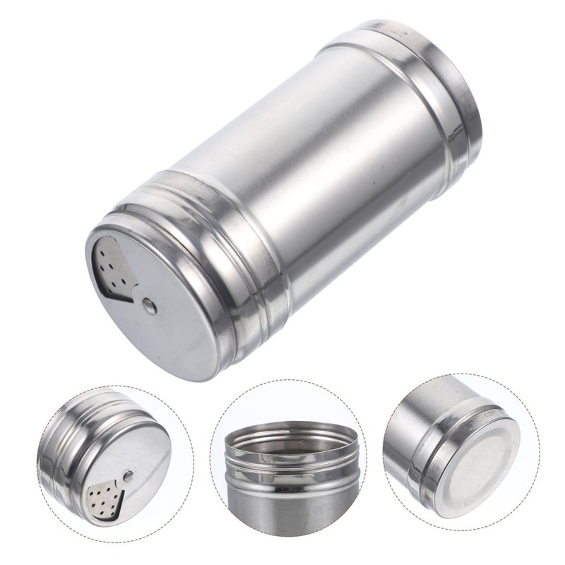 ABOOFAN Stainless Steel Colorful Seasoning Shaker Large Sugar Salt and