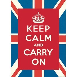 Cavallini Decorative Paper - Keep Calm and Carry On 20"x28" Sheet