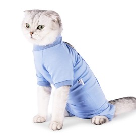 FUNAT Cat Sterilization Suit, Cat Recovery Suit, Cat Recovery Weaning Anti-Licking Clothes Pet Postoperative Clothing