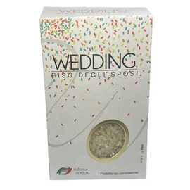 PuntoCasaStore Maxtris Wedding Riso degli Sposi Antimacchia Bianco 250 gr per Matrimonio Cerimonie Lancio Riso