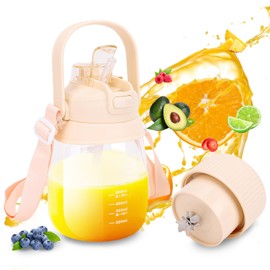 Portable Blender 37.2oz, USB Rechargeable Smoothie Blender with Type-C, BPA Free Personal Stirrer for Shakes, Juicer Cup for Travel, Gym & Office, 1100ML Large Capacity