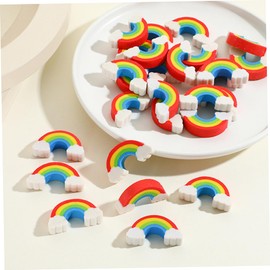 100pcs Rainbow Bridge Eraser Office Decor Adorable Pencil Erasers Adorable Rainbow Erasers Prize