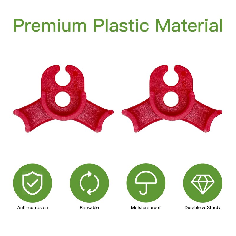 40 pcs Plastic Plant Training Clips, 90 Degrees Plant Stem