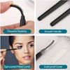 Tbestmax 12 Pzas Varitas para Mascara Cepillos Reutilizables de Silicona