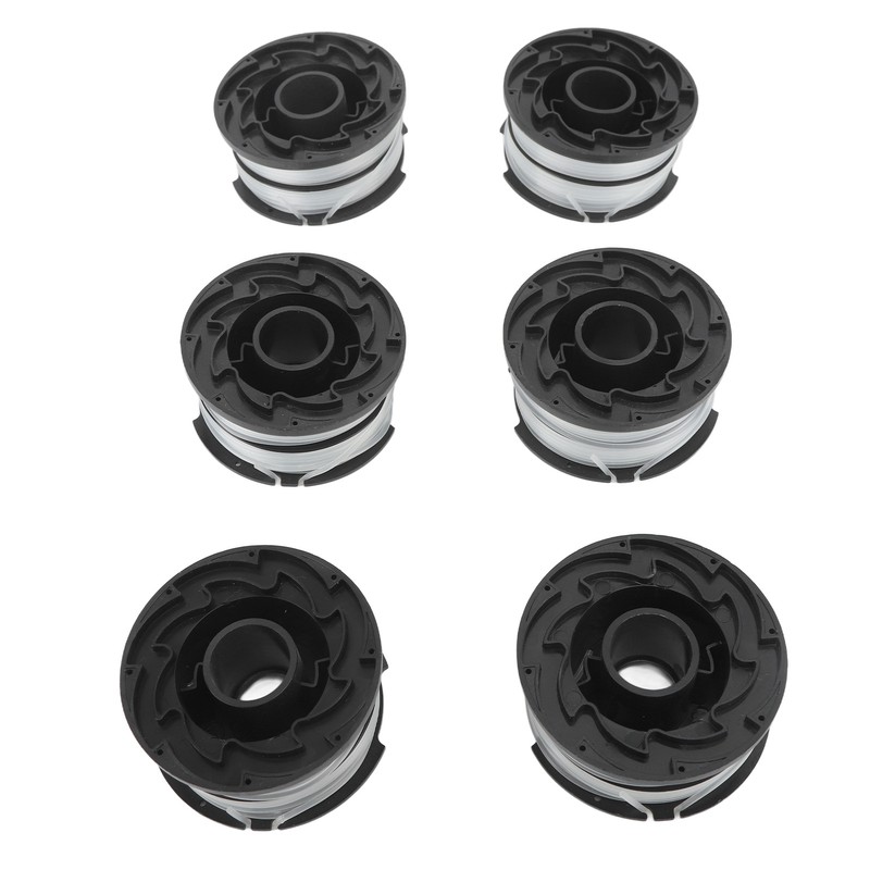6pcs Weeder Replacement Spool 38.6ft 0.06in String Trimmer Replacement Spool