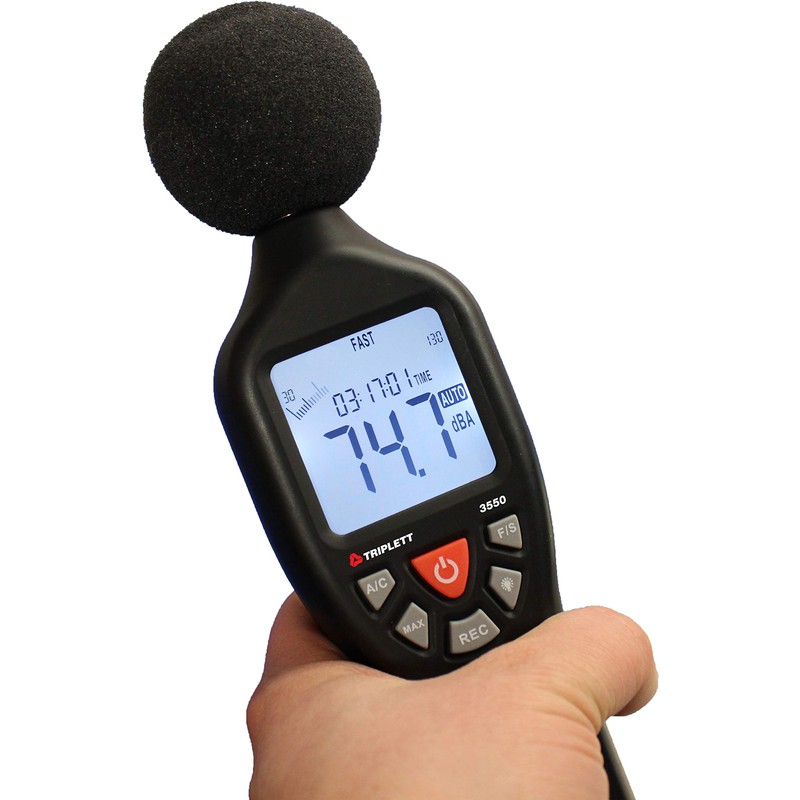 Triplett 3550 SoniChek PRO Professional Decibel Sound Level Meter -