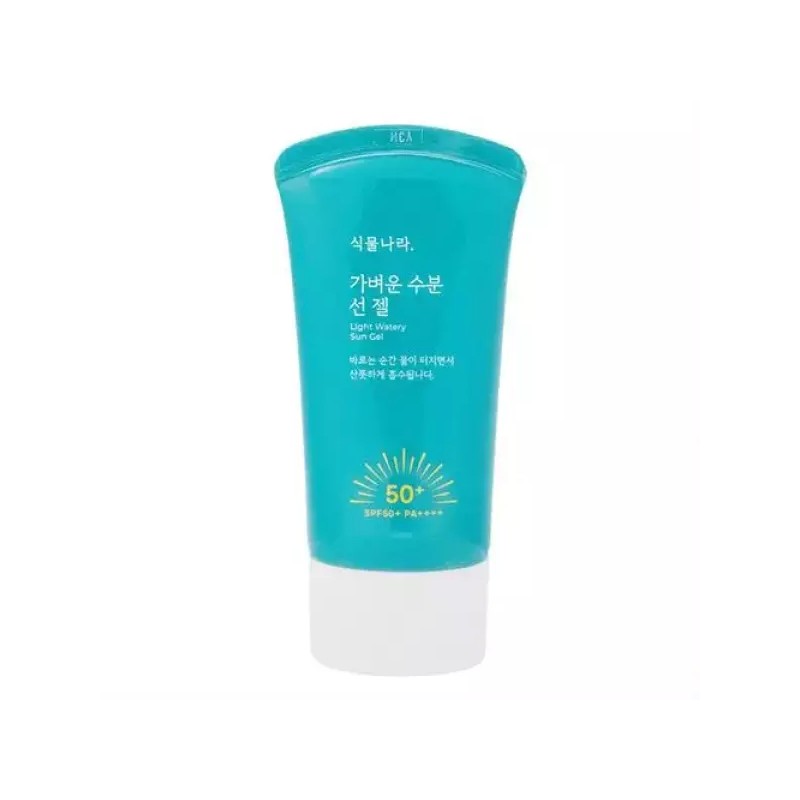 식물나라 가벼운 수분 선 젤 로션 썬로션 선크림 60ml 1개