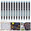 12pcs Soft Head Marker Pen DIY Dry Fast Acrylic Paint
