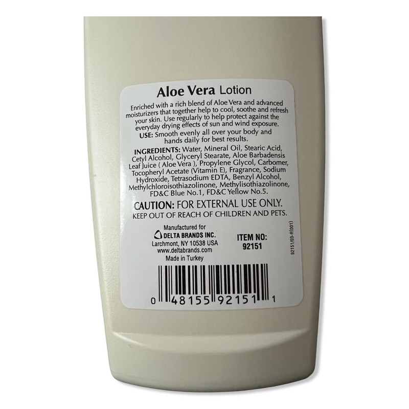 Personal Care Products Aloe Vera Lotion, 18 Fl Oz