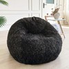 LIFEREVO Fluffy Faux Fur Bean Bag Chair Cover (No Filler),