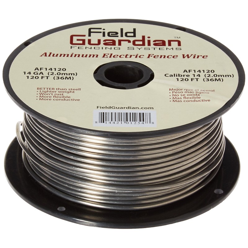 Field Guardian 14-Guage Aluminum Wire, 120-Feet