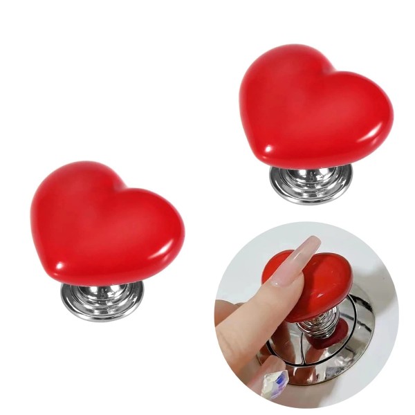 CIXVOEMK Toilet Button Pusher Toilet Flusher Top Push Button Helper