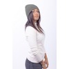 CLASSE77 70% Cashmere Blend Wool Hat (30%) with Ribbed Lapel