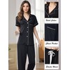 WJing Yi Jia 3Pcs Soft Pajama Sets For Women XS-XXL